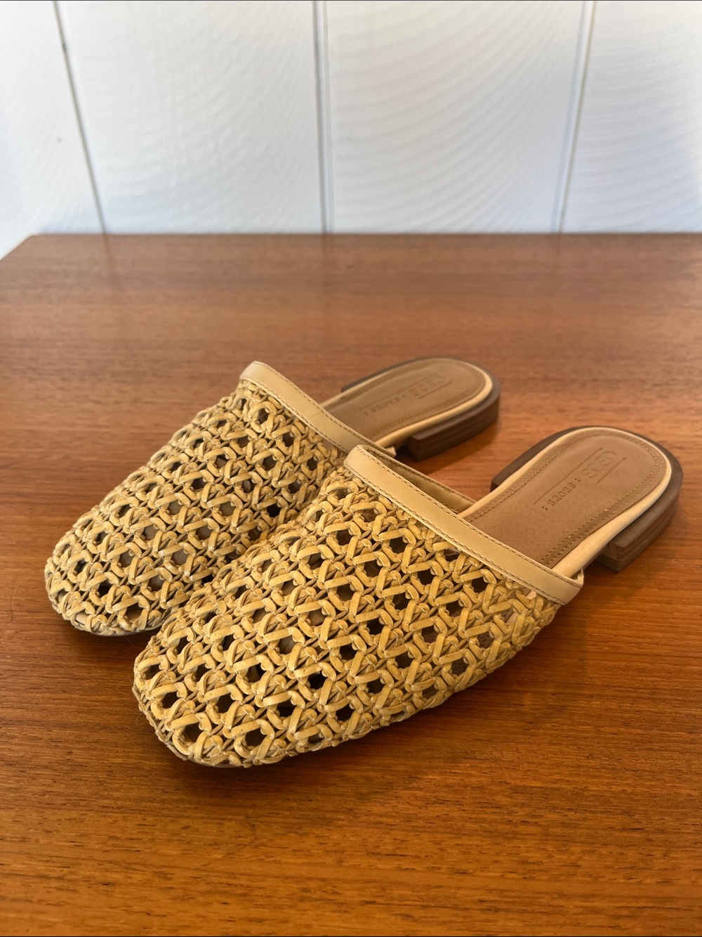 ASOS Woven Square Toed Flats Size 7